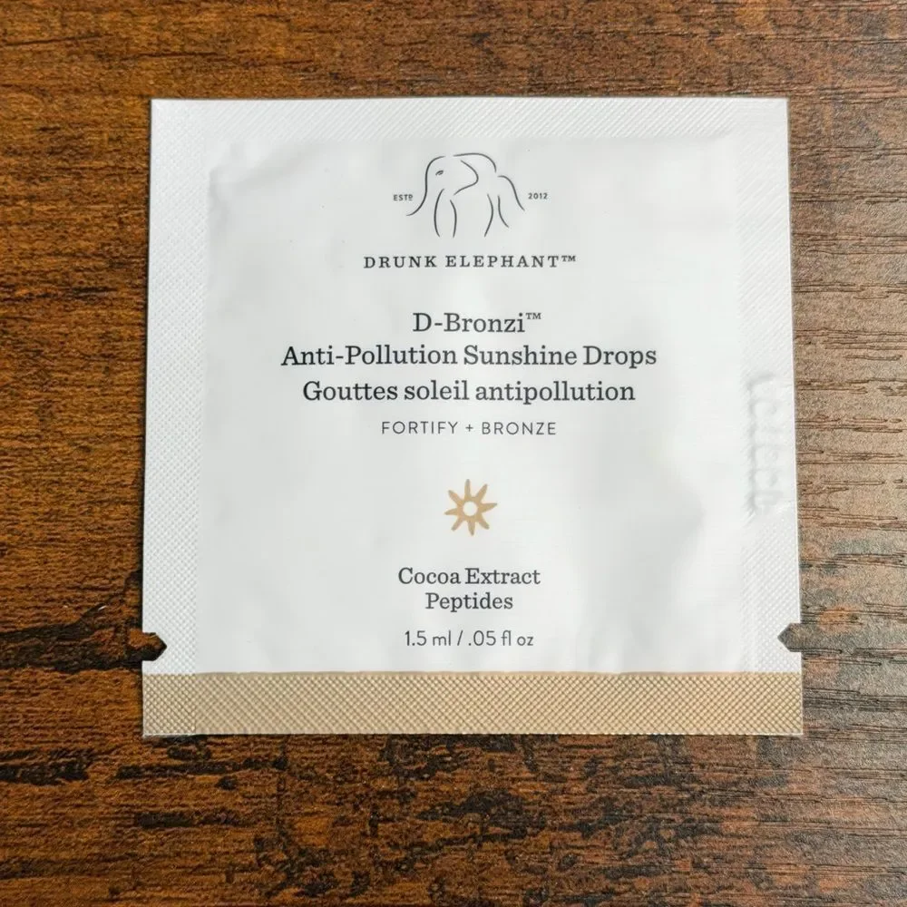 Drunk Elephant Protini + D-Bronzi Mini Set 1.5mL Trial Size Skincare Bundle. New